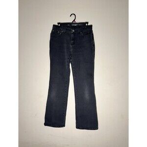 Vintage 90s Y2K Riveted By Lee Jeans Women's Dark Grey Bootcut 30x28.25